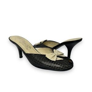 Jeffrey Campbell Black and Cream Heels